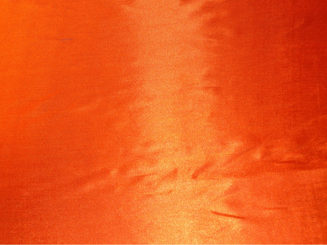 Атлас однотонный "Темно-оранжевый" 0003 - фото 2