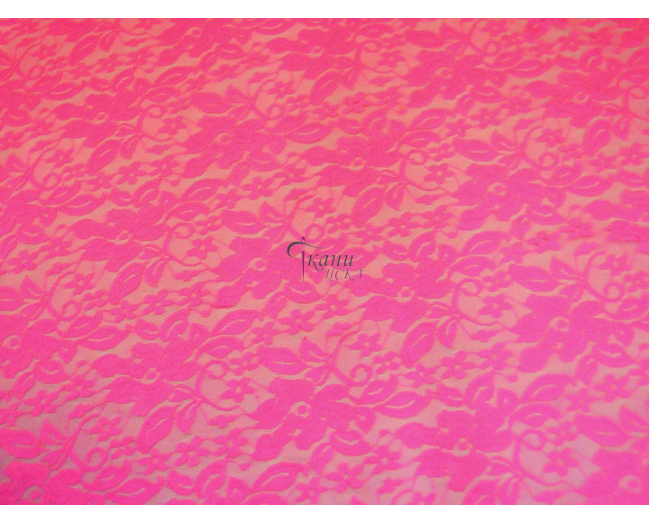 Гипюр "Розовые цветы" 0008