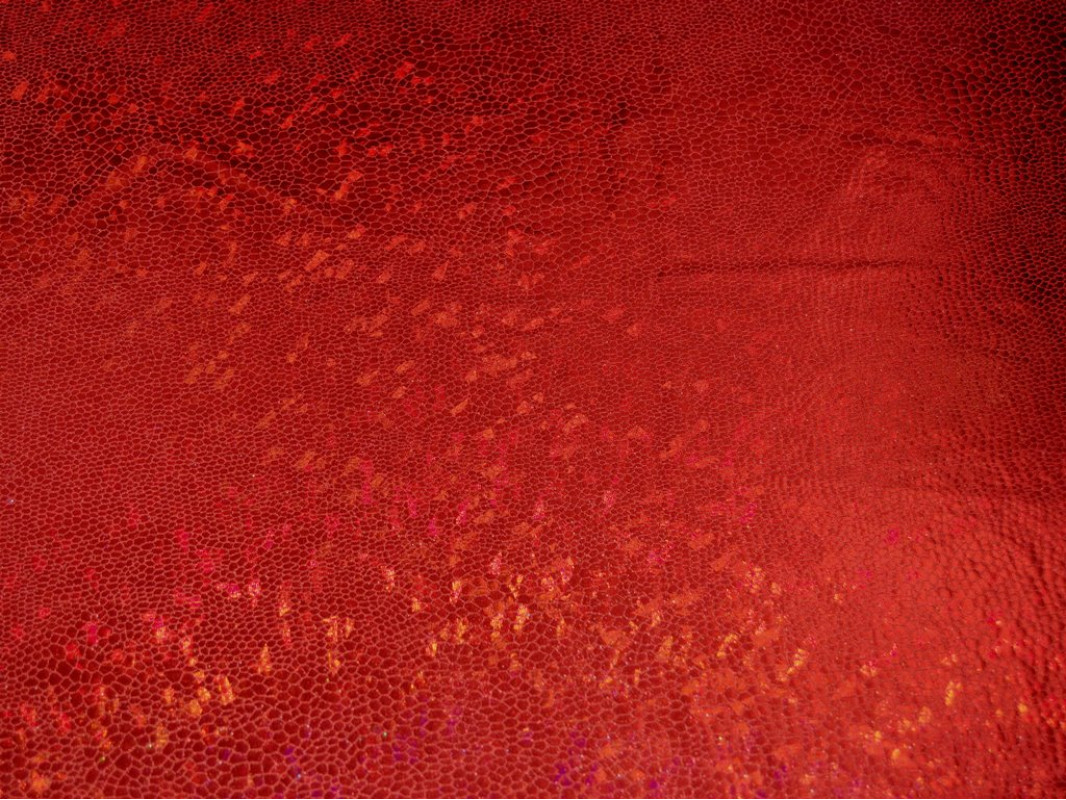 Трикотаж диско "Красная чешуя" 0079 - фото 2