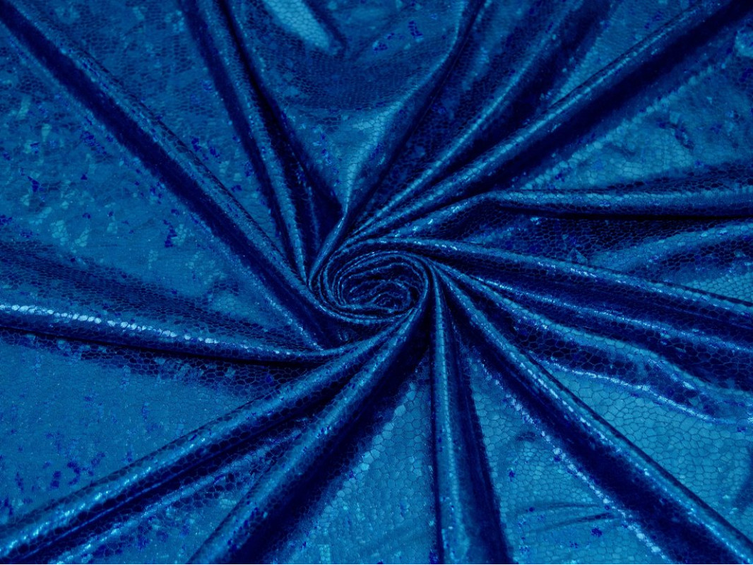 Трикотаж диско "Синяя чешуя" 0080 - фото 3