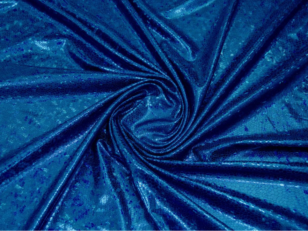 Трикотаж диско "Синяя чешуя" 0080 - фото 4