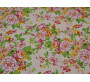 Джинсовая набивная ткань "Сочные цветы" 0055