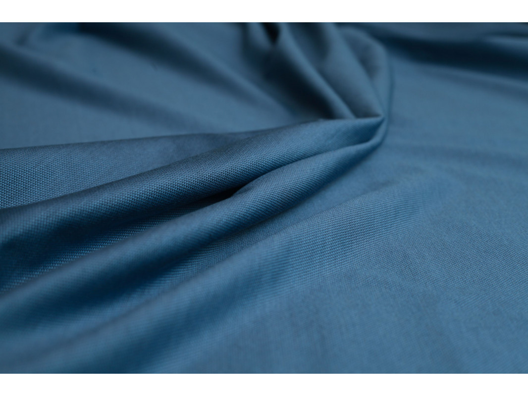 Трикотаж однотонный " Голубо-синий" Г5в-00012 - фото 3
