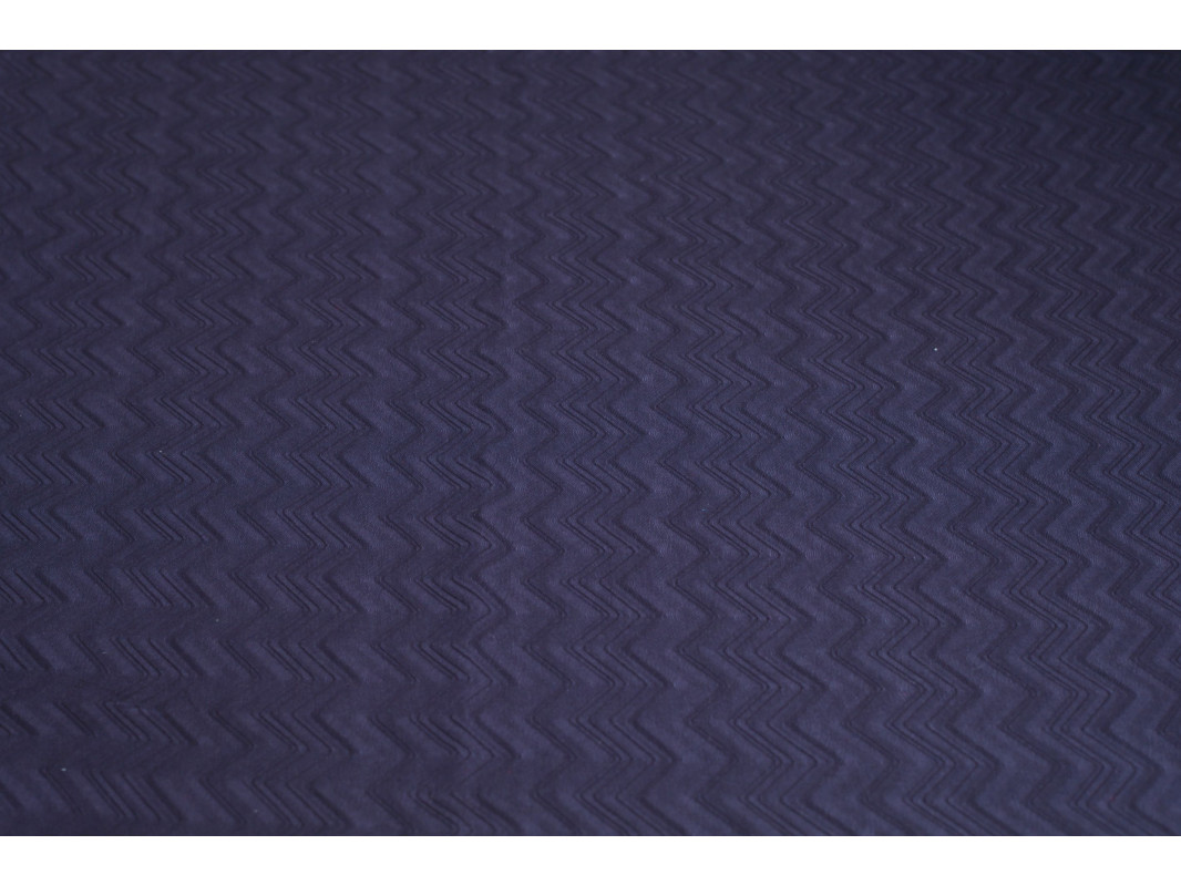 Трикотаж "Тёмно-лиловый зигзаг" д5а-00023 - фото 5