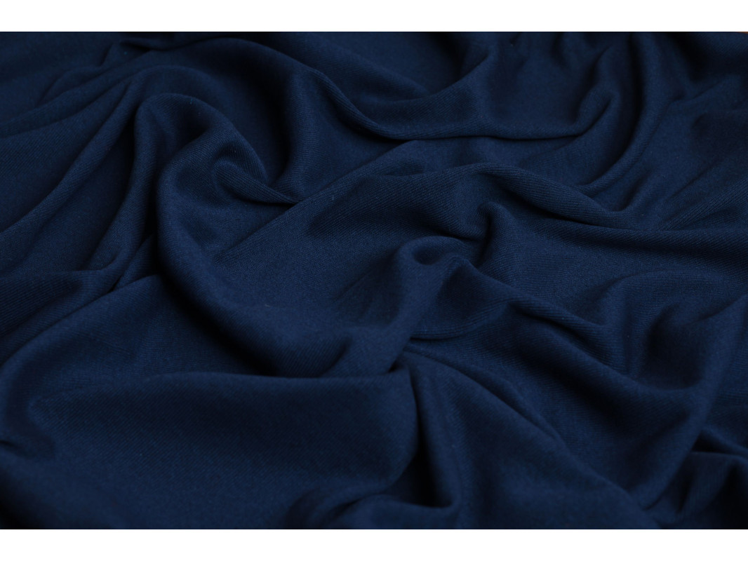 Трикотаж однотонный "Темно-синий" Г5г-00027 - фото 1