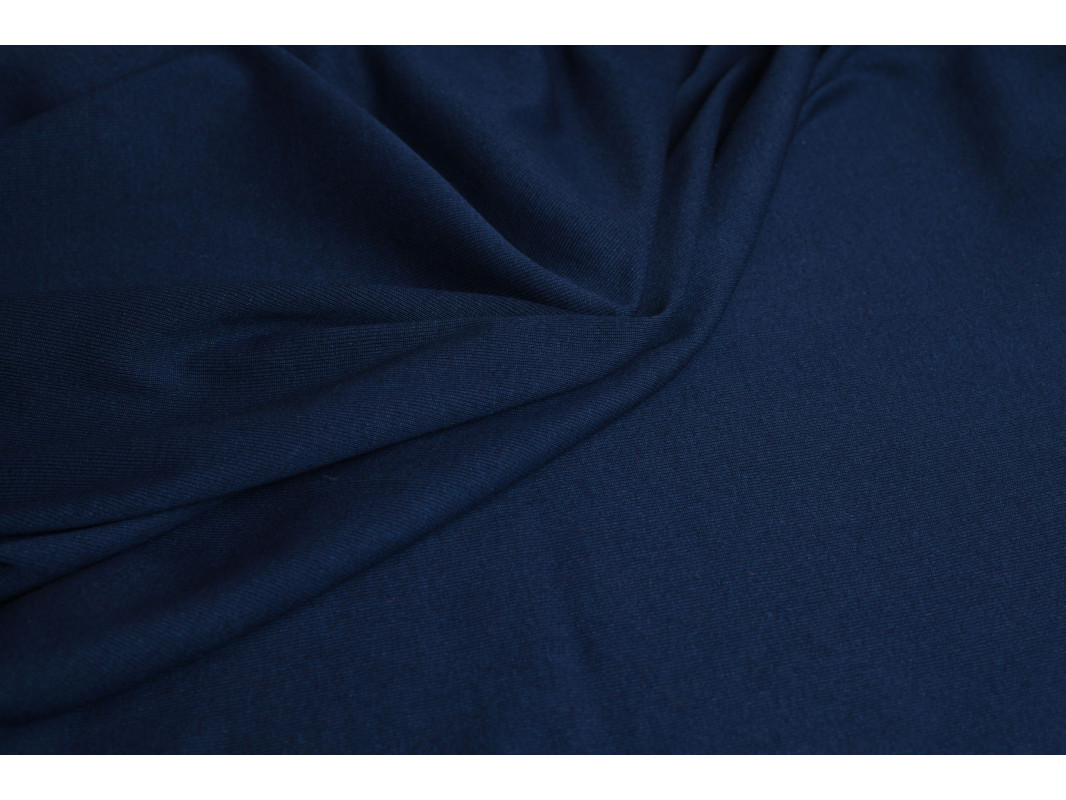 Трикотаж однотонный "Темно-синий" Г5г-00027 - фото 3