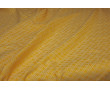 Костюмная ткань желтая с цветочным узором