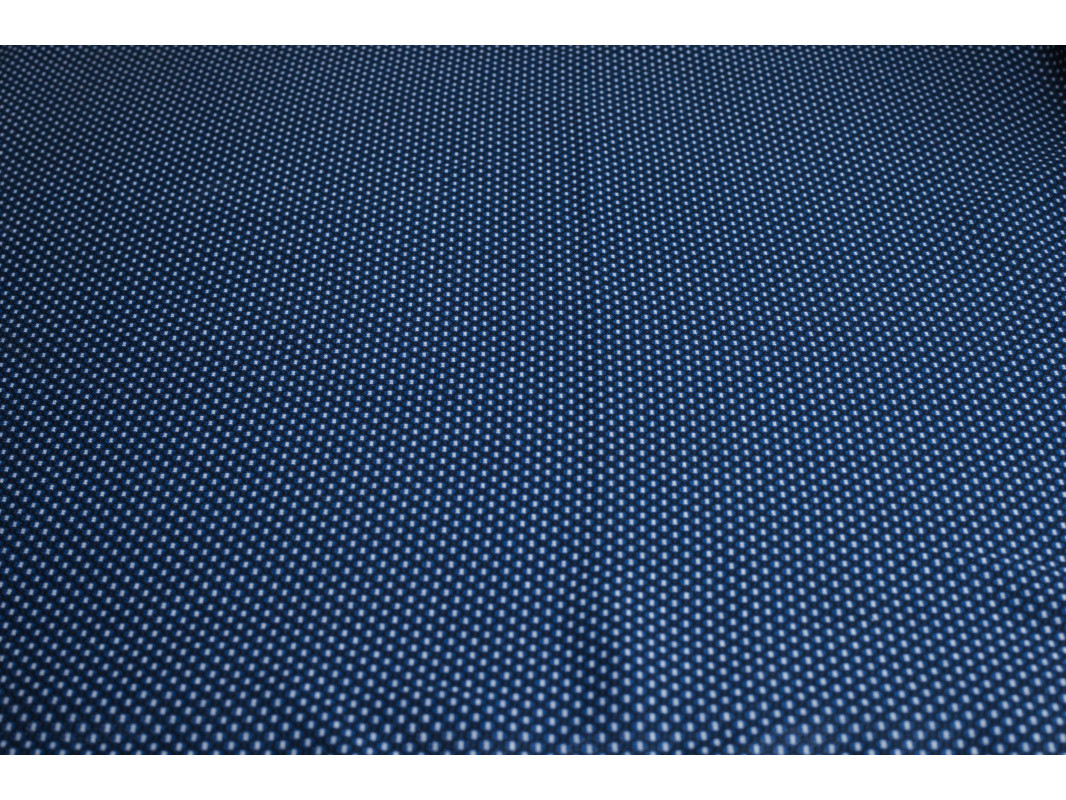 Трикотаж-чулок "Синий с белым рисунком" Лф -00016 - фото 2