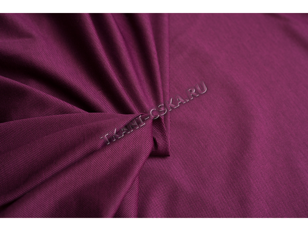Трикотаж однотонный  "Бордово-фиолетовый"   Д5б-00048 - фото 4