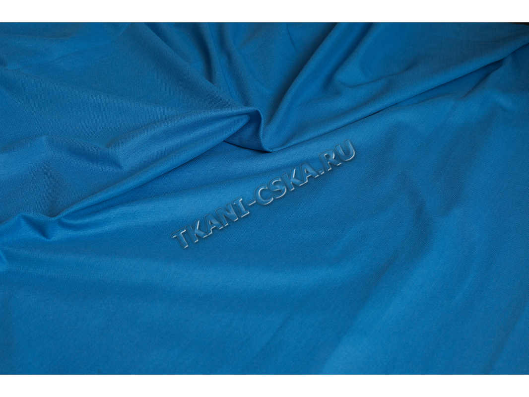 Трикотаж однотонный  "Голубой хлопок"   Д5б-00033 - фото 4