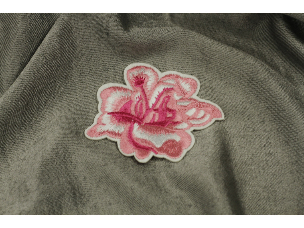 Цветок розовый декоративный - фото 2