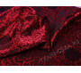 Китайский шелк красный с черным узором Гретхен