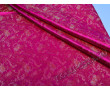Китайский шелк Фуксия с цветами