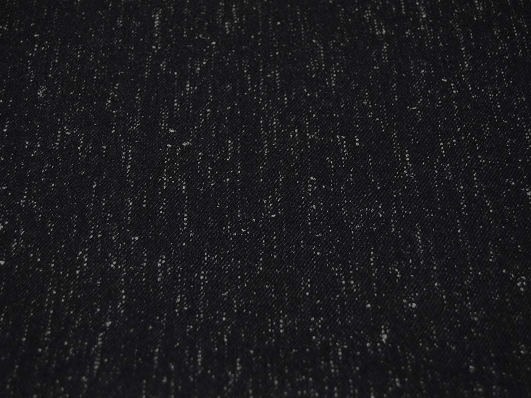 Пальтовая ткань черная в белую крапинку 00051 по цене 1170.0 ₽ в  интернет-магазине Ткани-Тейлор