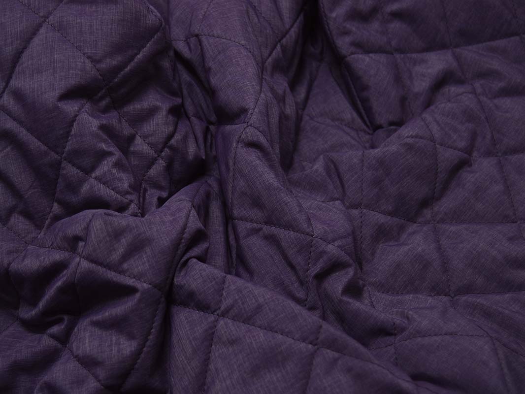 Курточная стеганая фиолетовая 00017 - фото 1