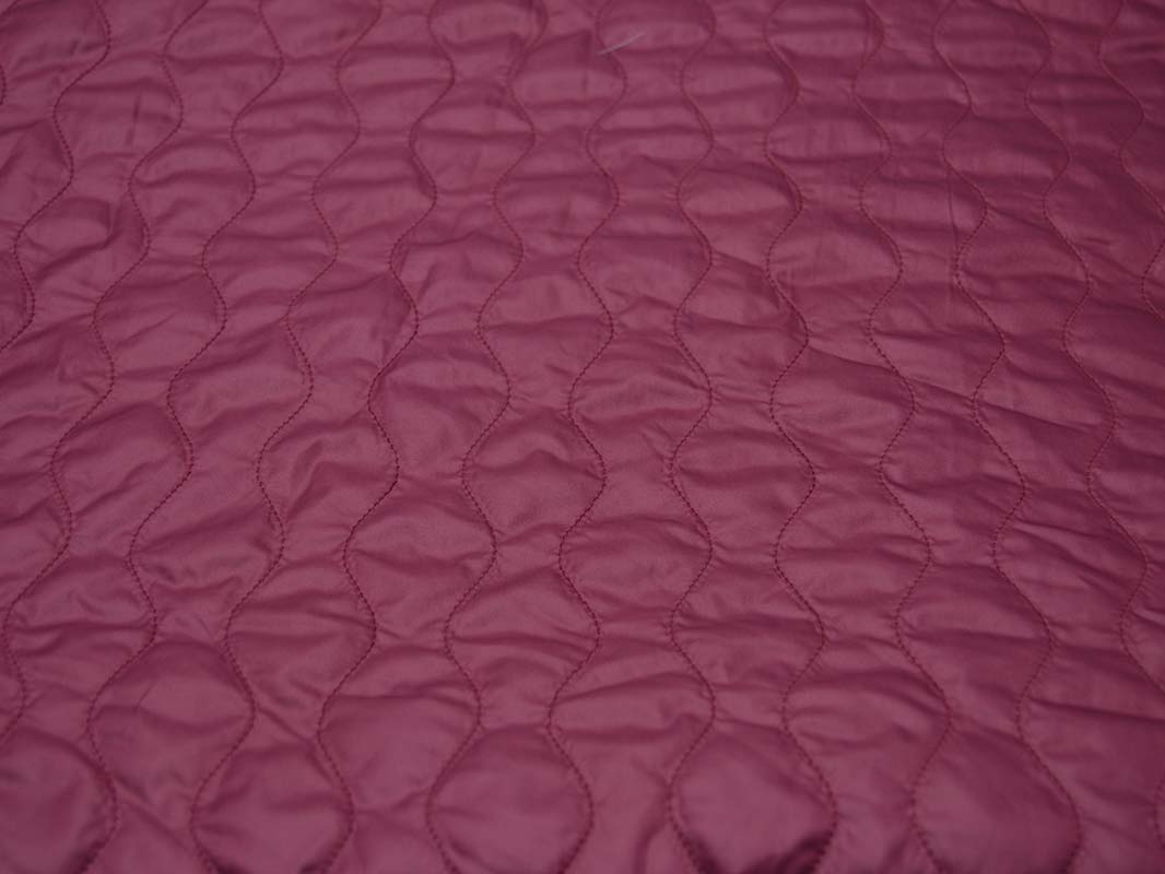 Курточная стеганая темно-розовая 00001 - фото 2