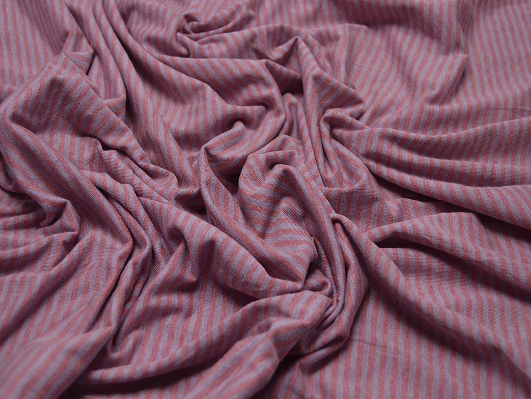 Трикотаж набивной  Розовая Полоска 00105 - фото 5