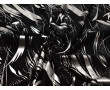 Трикотаж черный с серебристым рисунком 00036