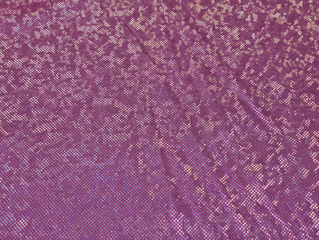 Трикотаж диско розовый с серебром 0104 - фото 2