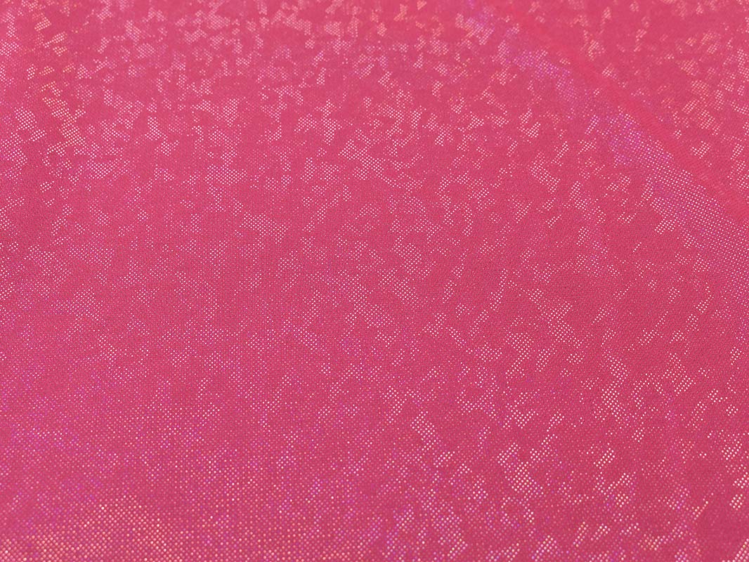 Трикотаж диско розовый с серебром 0070 - фото 2