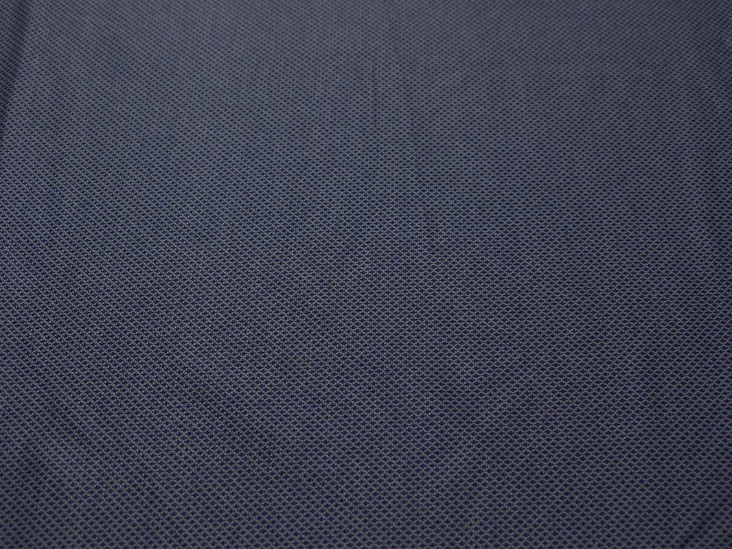 Трикотаж набивной  синие ромбики 00030 - фото 2