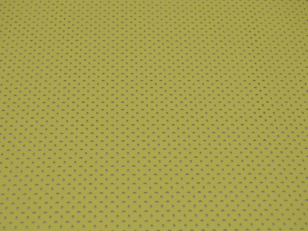 Кожзаменитель Перфорированный желтый 00052 - фото 2