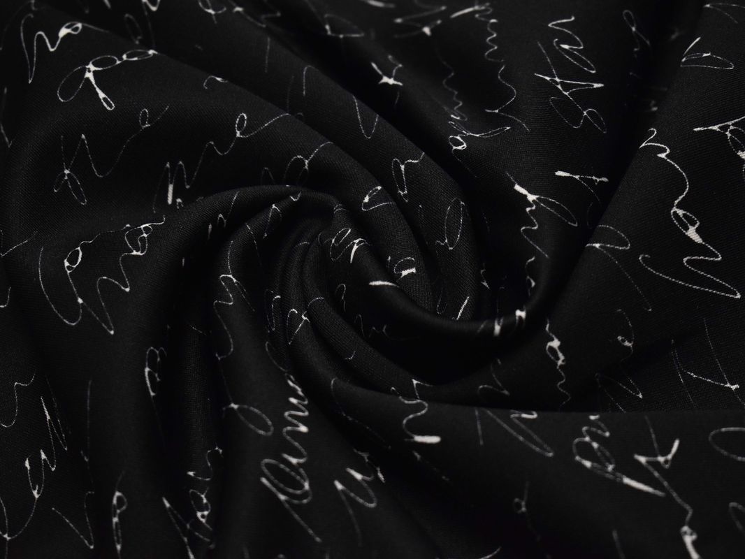 Неопрен черный с белым принтом А5б-00201 - фото 4