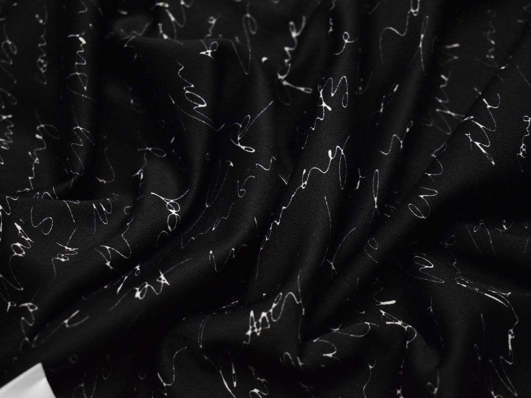Неопрен черный с белым принтом А5б-00201 - фото 5