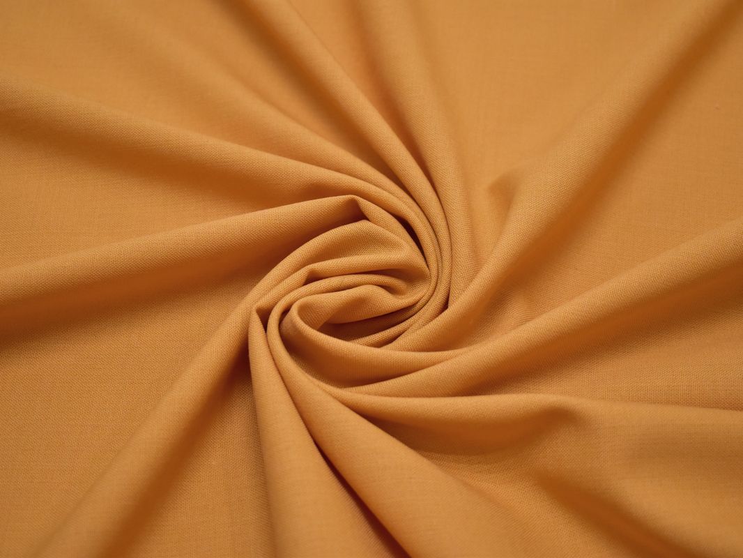 Костюмная шерсть оранжевая - фото 4