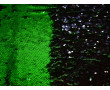 Сетка с пайетками зелено-черная