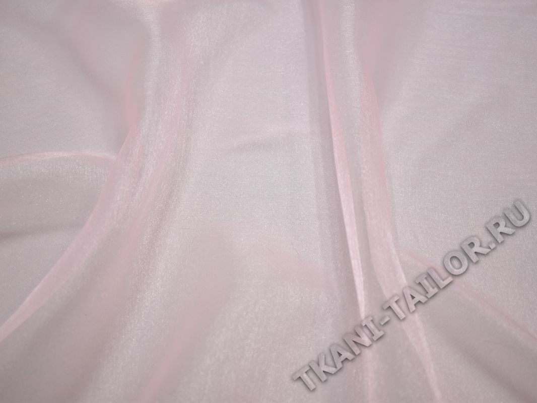 Органза светло-розовая - фото 2