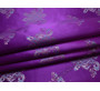 Китайский шелк фиолетовый абстрактный узор