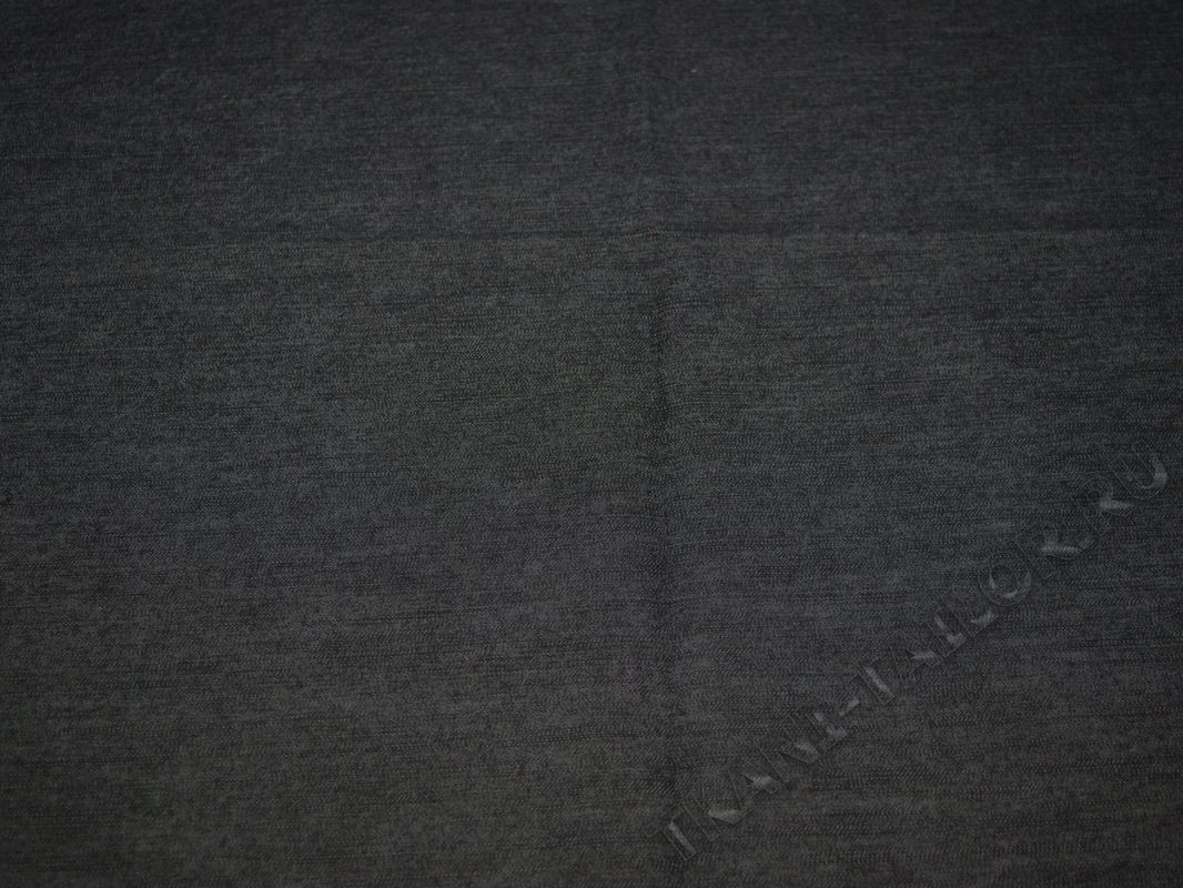 Джинсовая ткань цвет гранитовый серый - фото 2