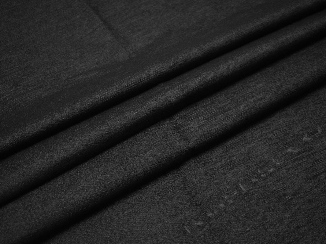 Джинсовая ткань цвет гранитовый серый - фото 3