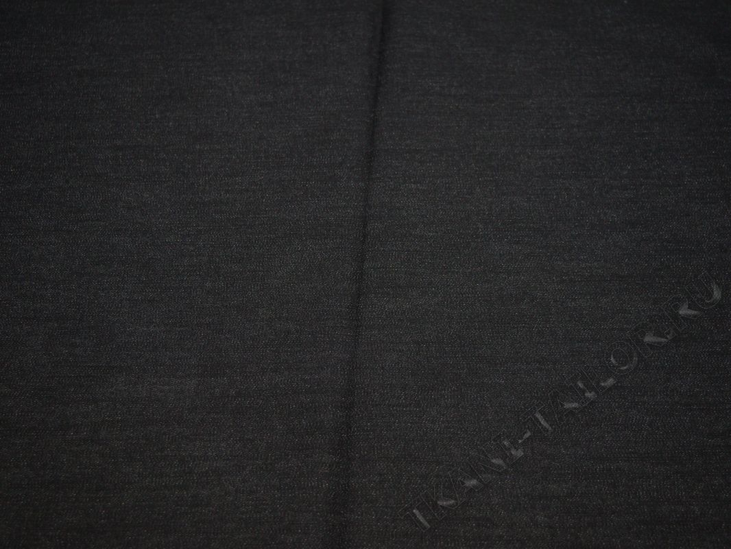 Джинсовая ткань темно-серая стрейч - фото 2