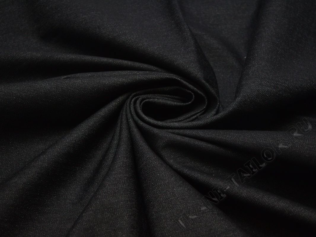 Джинсовая ткань темно-серая стрейч - фото 4