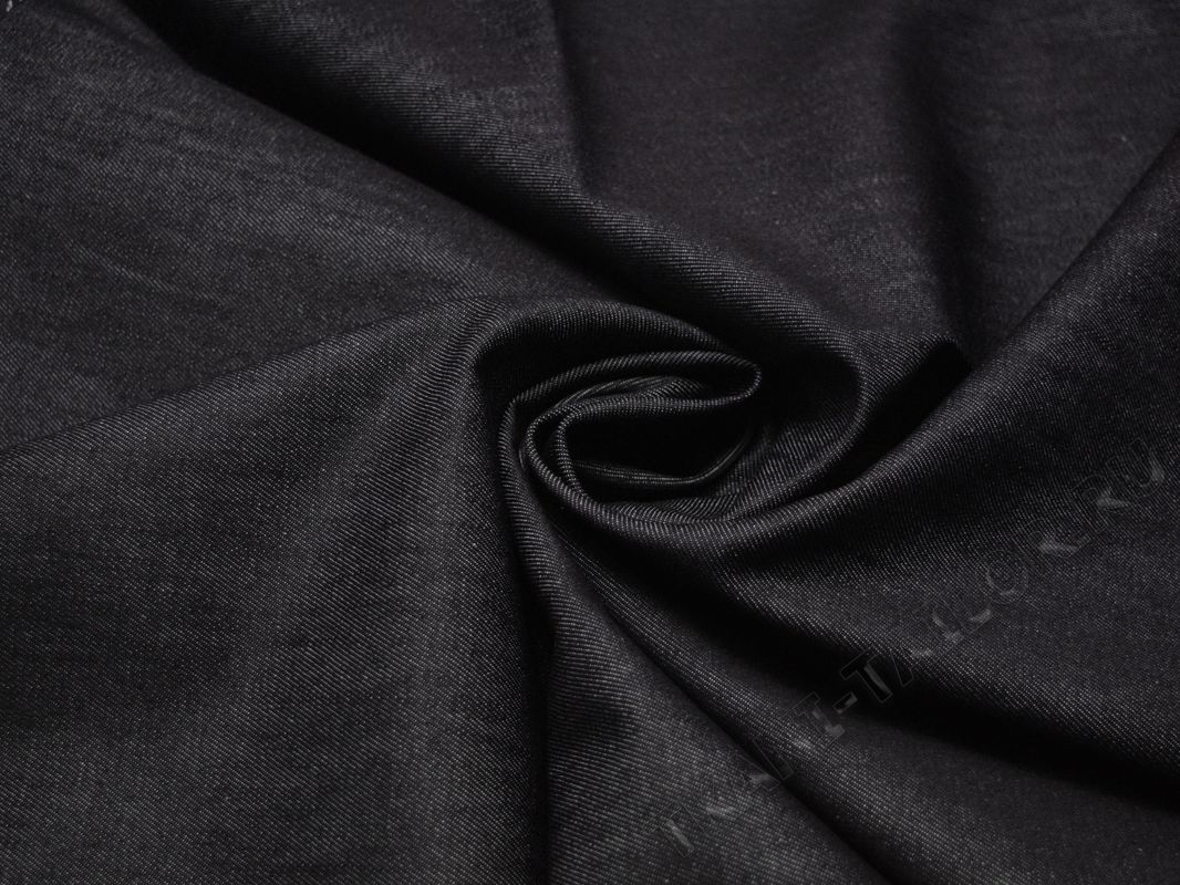Джинсовая ткань темно-серая плотный стрейч - фото 4