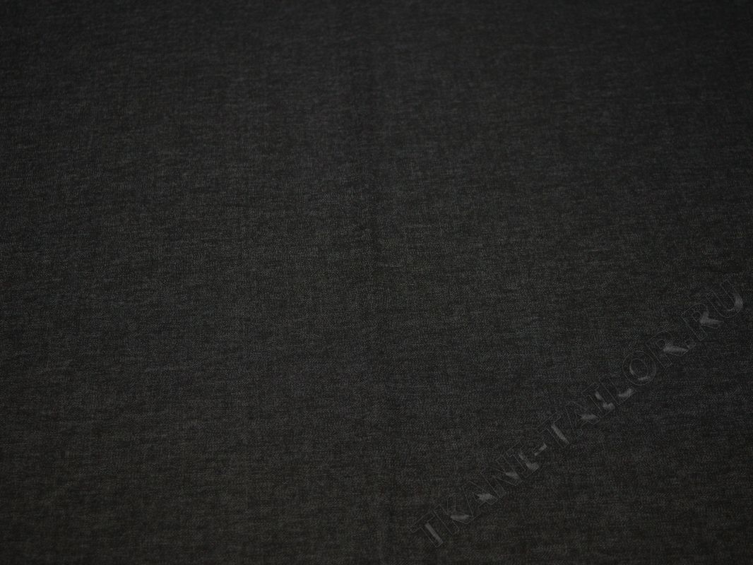 Джинсовая ткань темно-серая тонкая - фото 2
