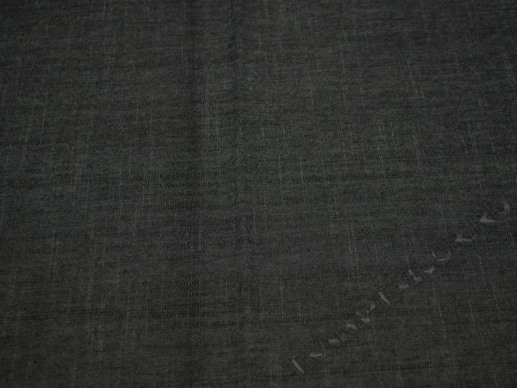 Джинсовая ткань темно-серого цвета - фото 2