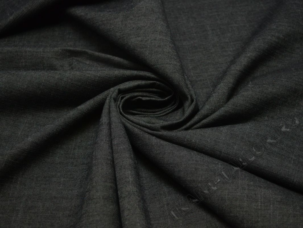 Джинсовая ткань темно-серого цвета - фото 4