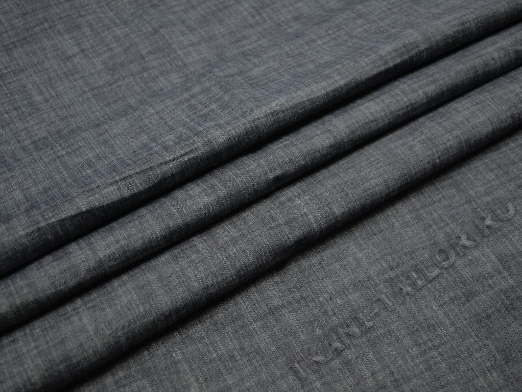 Джинсовая ткань серая маренго - фото 3