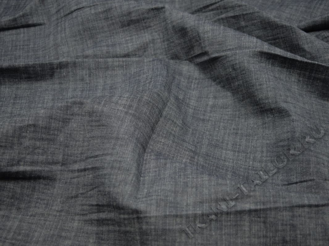 Джинсовая ткань серая маренго - фото 5