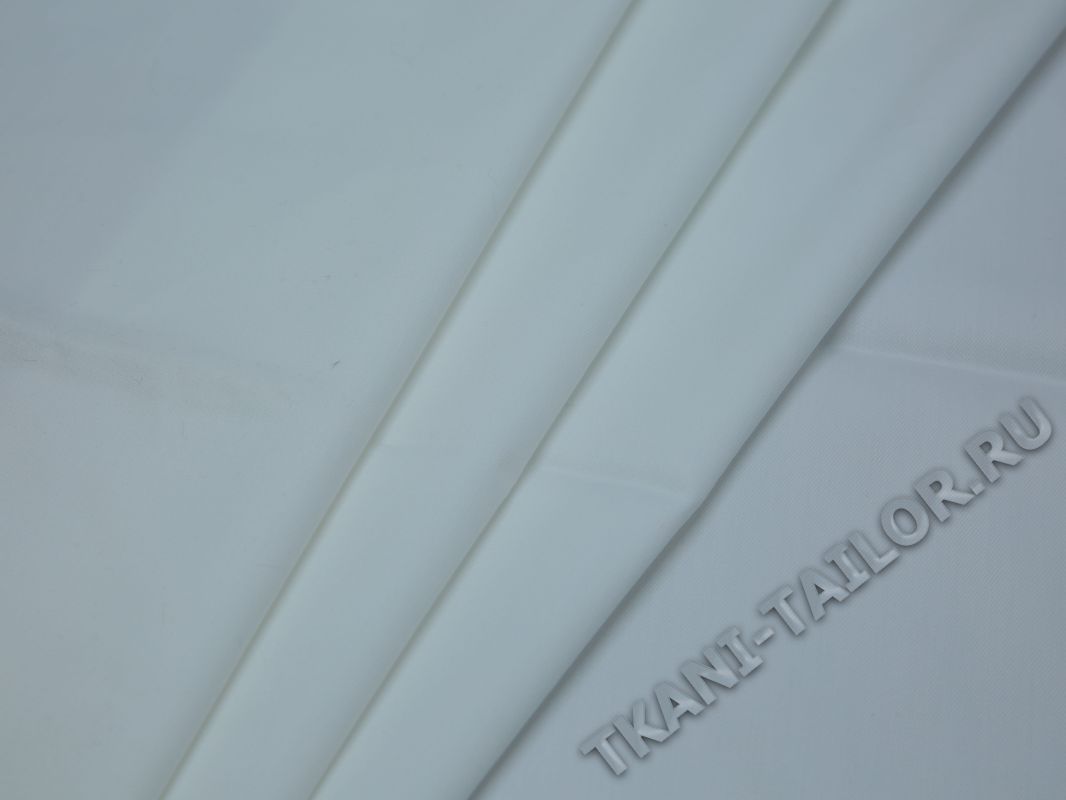 Костюмная ткань молочно-белого цвета - фото 1