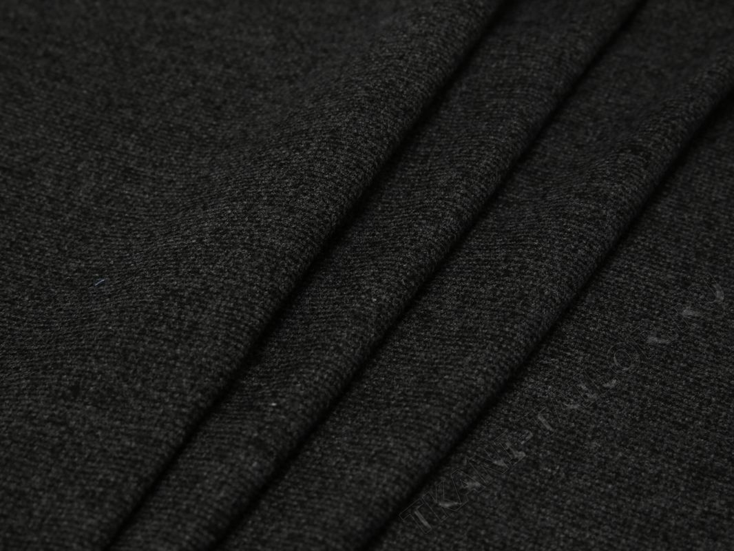 Костюмная ткань темно-серого цвета - фото 3