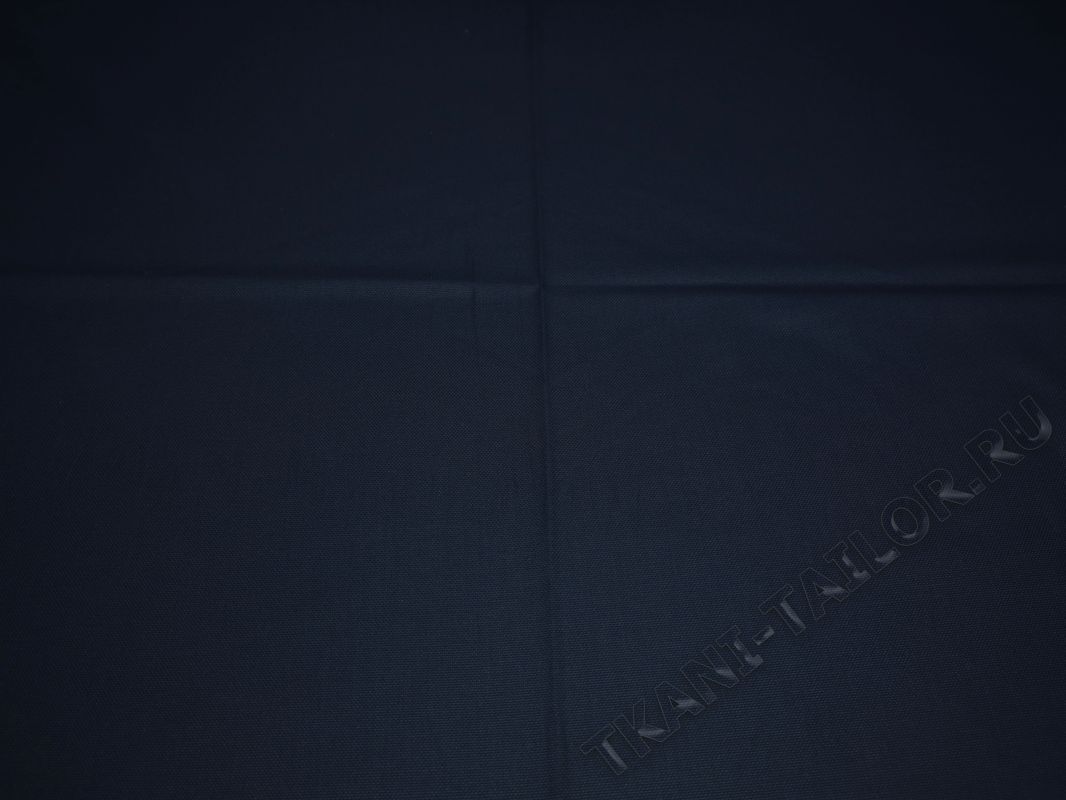 Костюмная ткань тонкая темно-синяя с отливом - фото 2