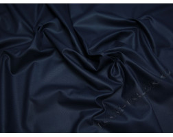 Костюмная ткань тонкая темно-синяя с отливом