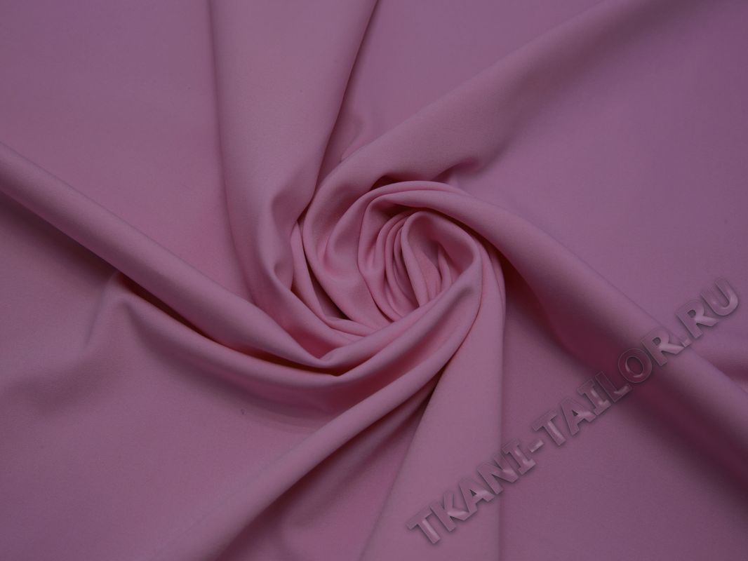 Костюмная ткань розовая - фото 4