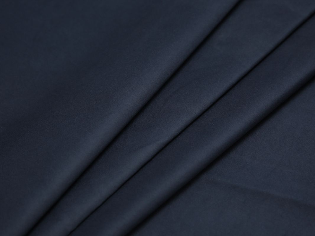 Костюмная ткань хлопковая темно-серая - фото 3