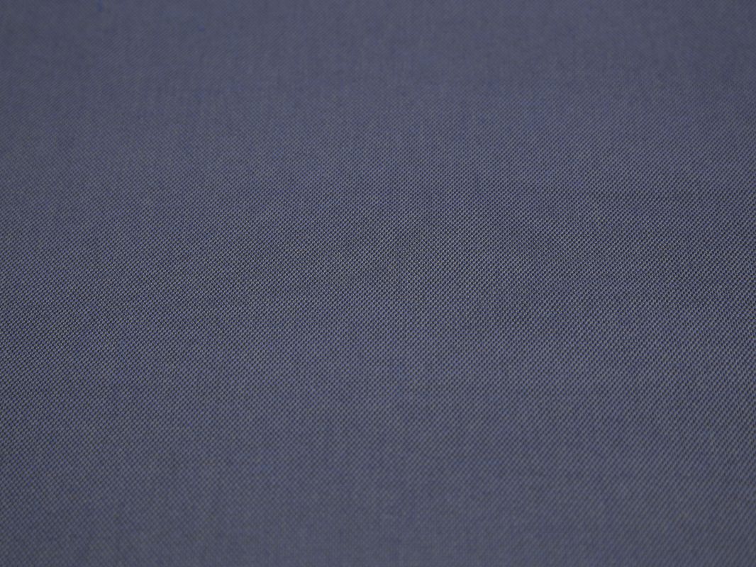 Костюмная ткань хлопковая серо-синяя - фото 2