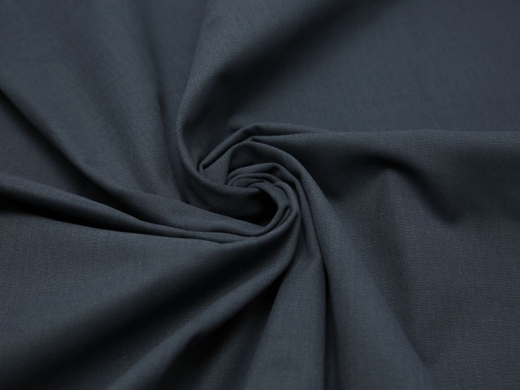 Костюмная ткань хлопковая серого цвета - фото 4